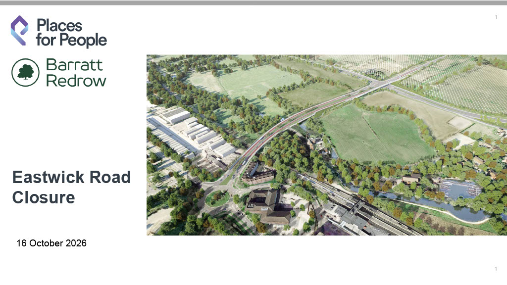 Eastwick Road Closure - October 16 update